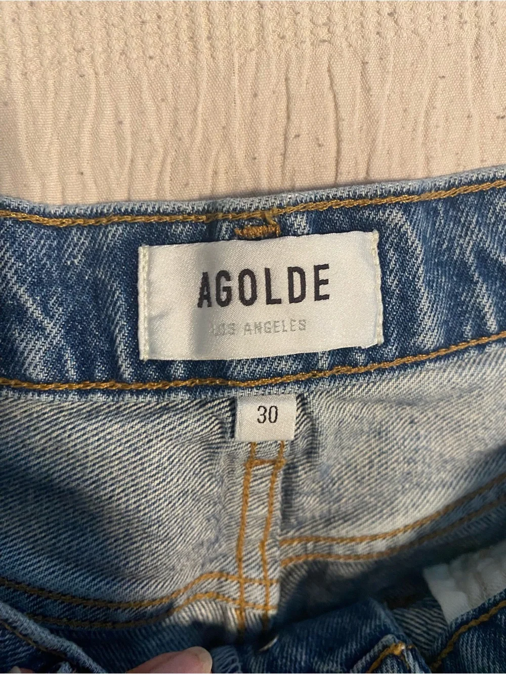 Agolde Parker Denim Shorts size 30